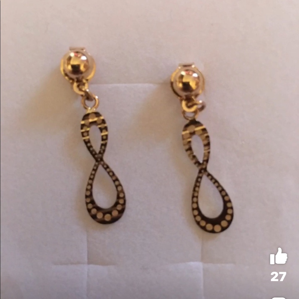 New Earring Saudi gold 18 K